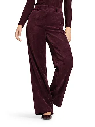 CAMBIO | Marlenehose AMELIE | dunkelrot